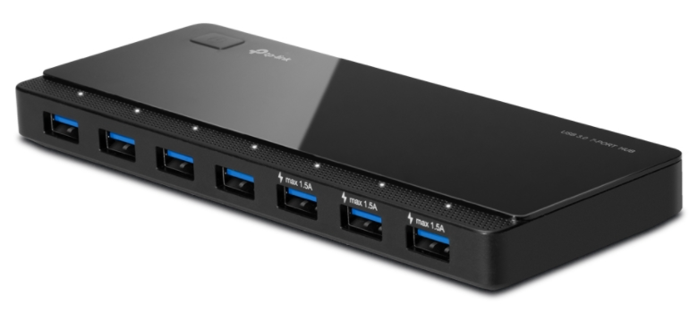 TP-Link 7 Port Hub, USB 3.0 actief