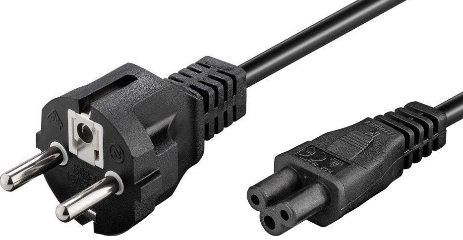 Goobay Voedingskabel C5 1,8m